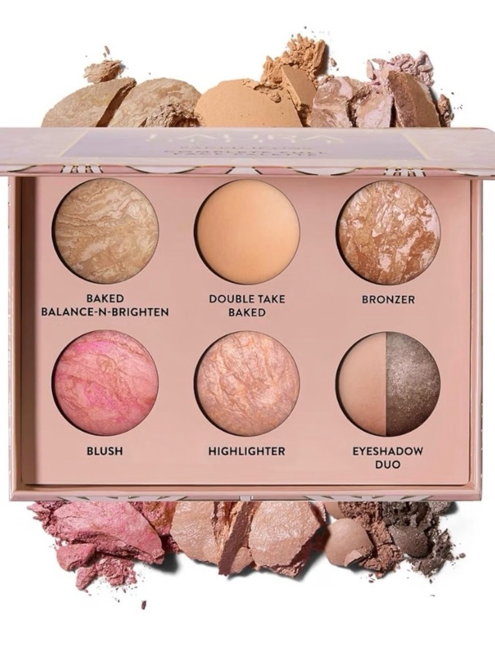 LAURA GELLER Baked Icons Full Face Palette With Foundation - Medium